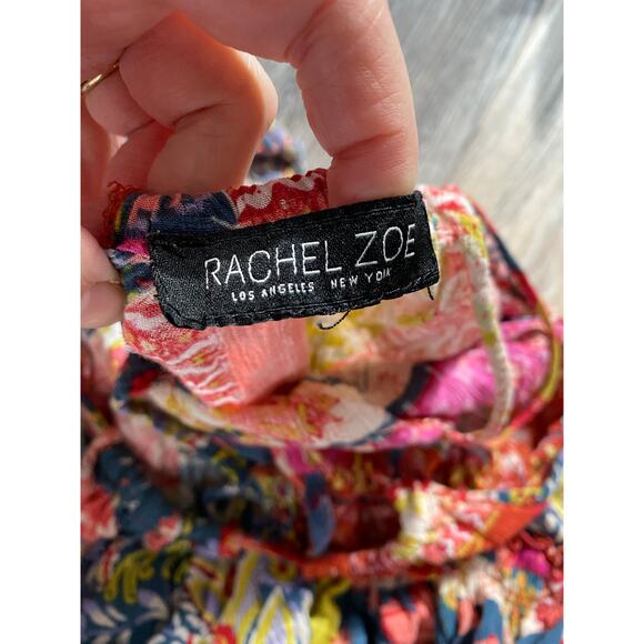 Babydoll Patchwork Ruffle Sleeveless Going Out Top Medium Boho Y2K Festival Chic - Picture 3 of 4